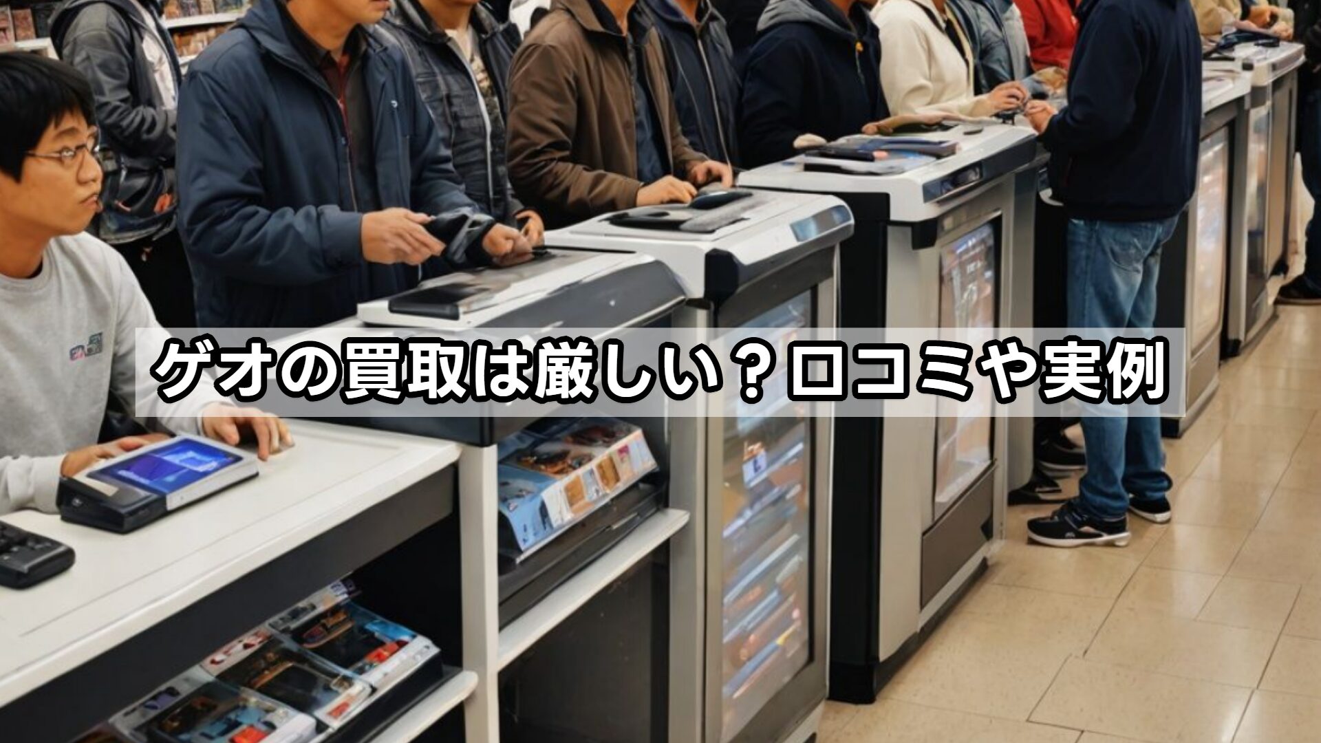 ゲオの買取は厳しい？口コミや実例