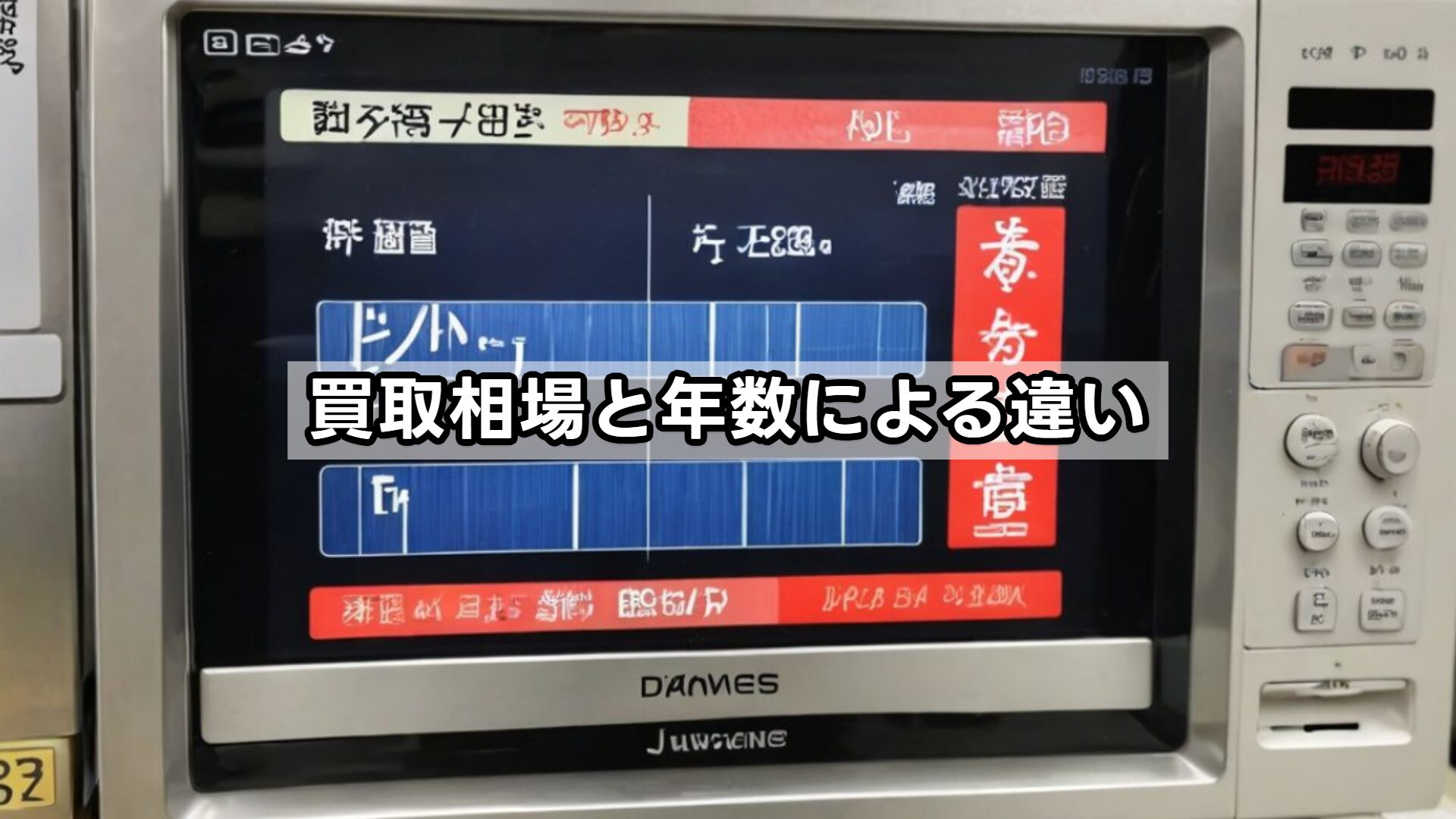 買取相場と年数による違い