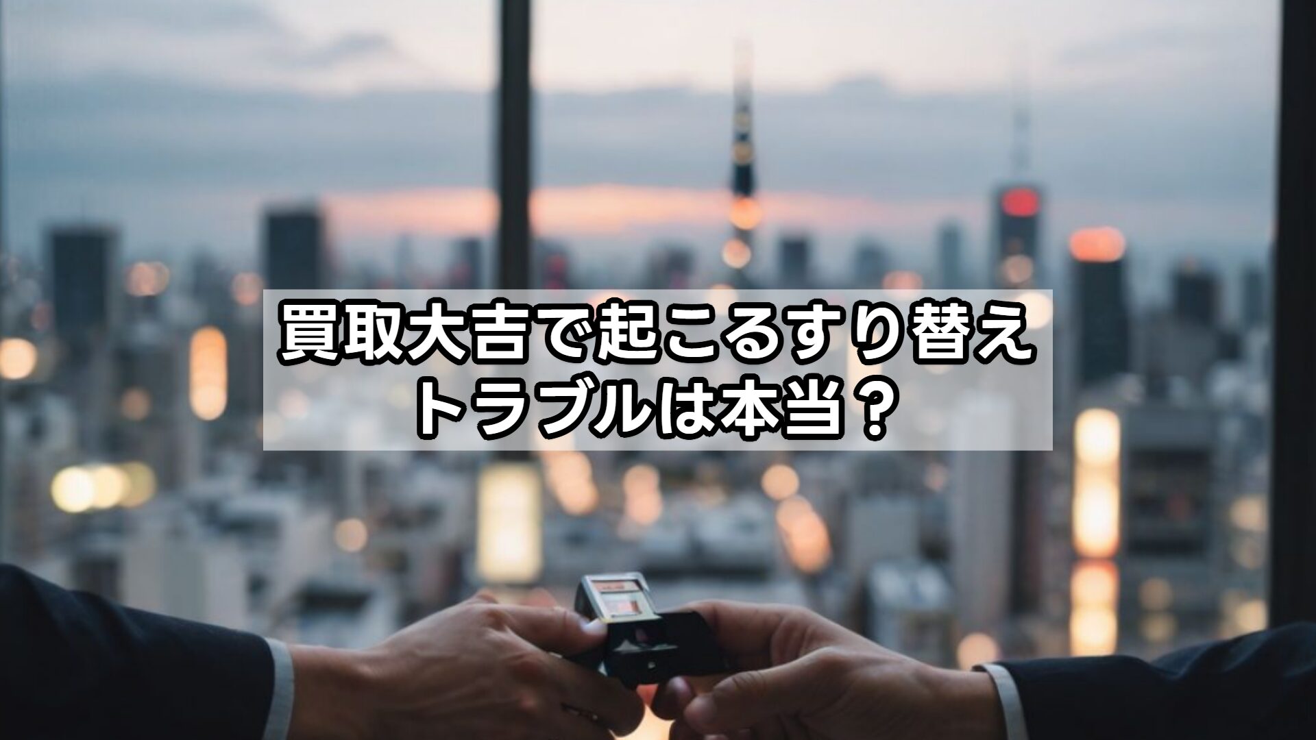 買取大吉で起こるすり替えトラブルは本当?