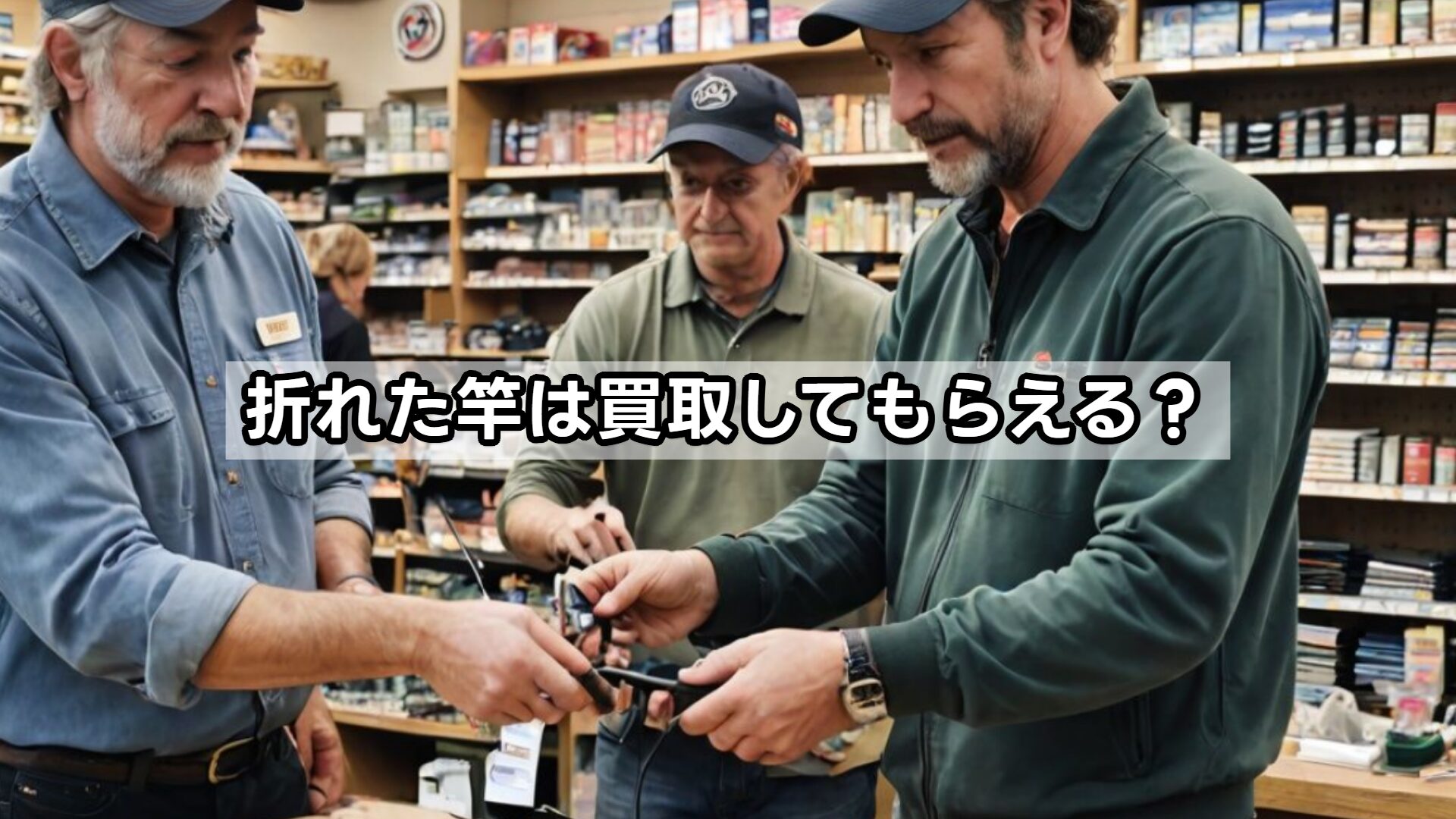 折れた竿は買取してもらえる?