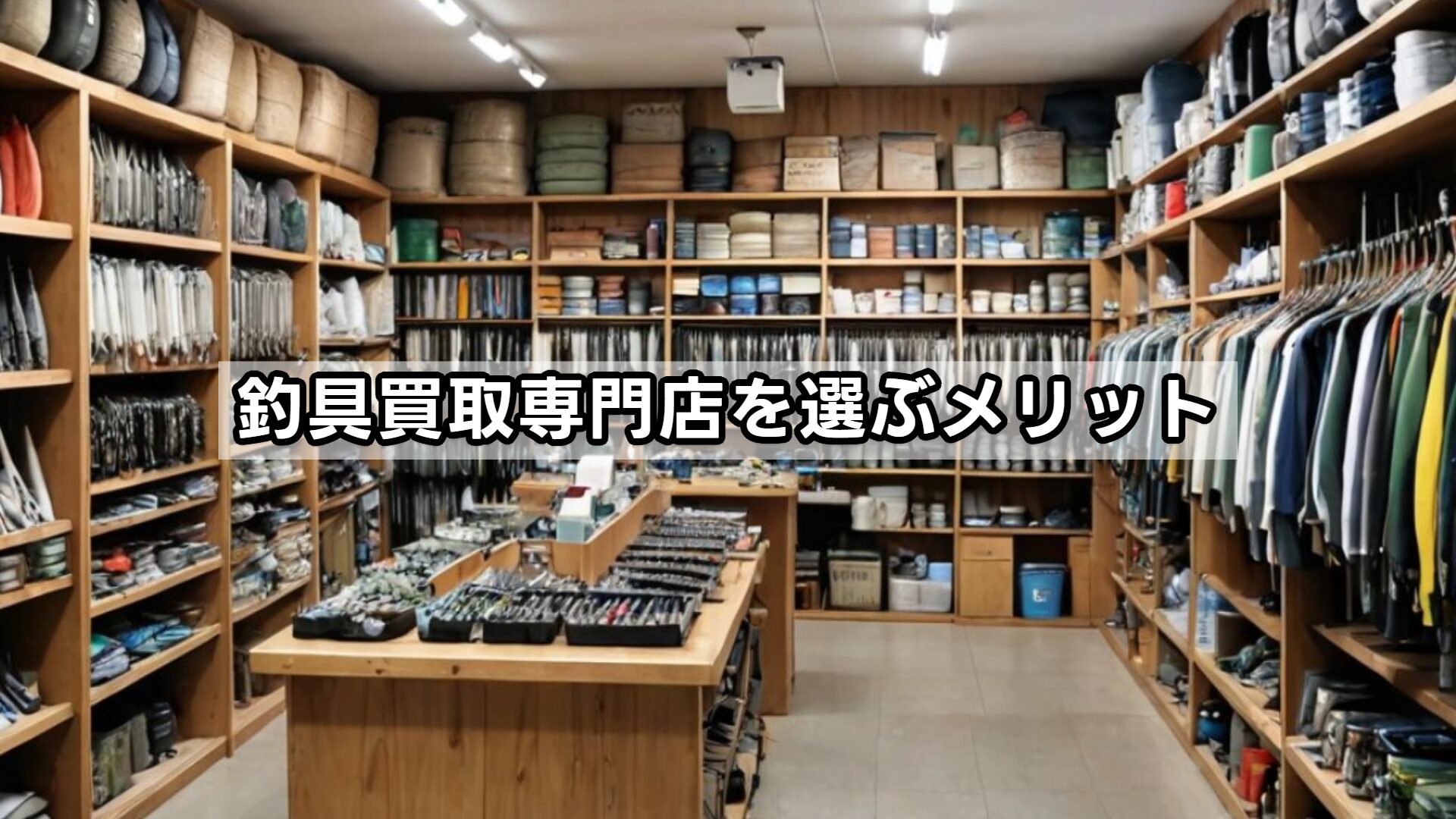 釣具買取専門店を選ぶメリット