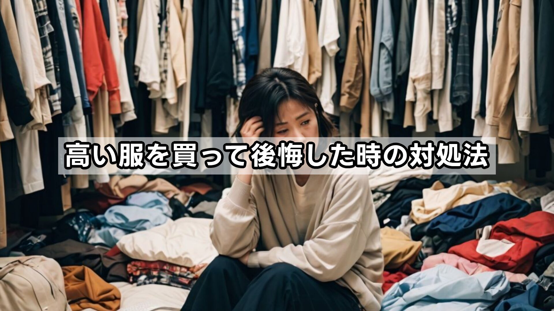 高い服を買って後悔した時の対処法