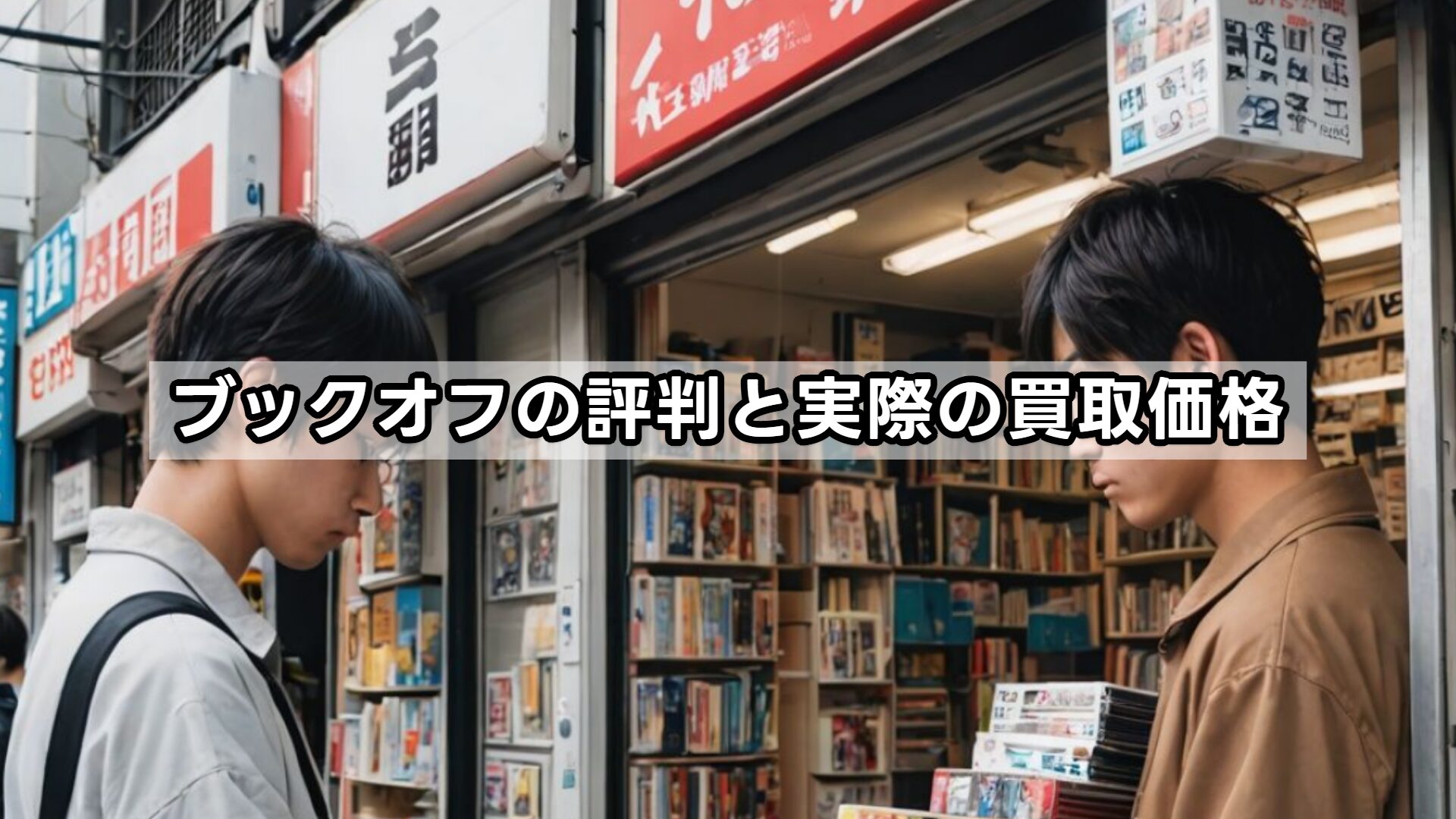 ブックオフの評判と実際の買取価格