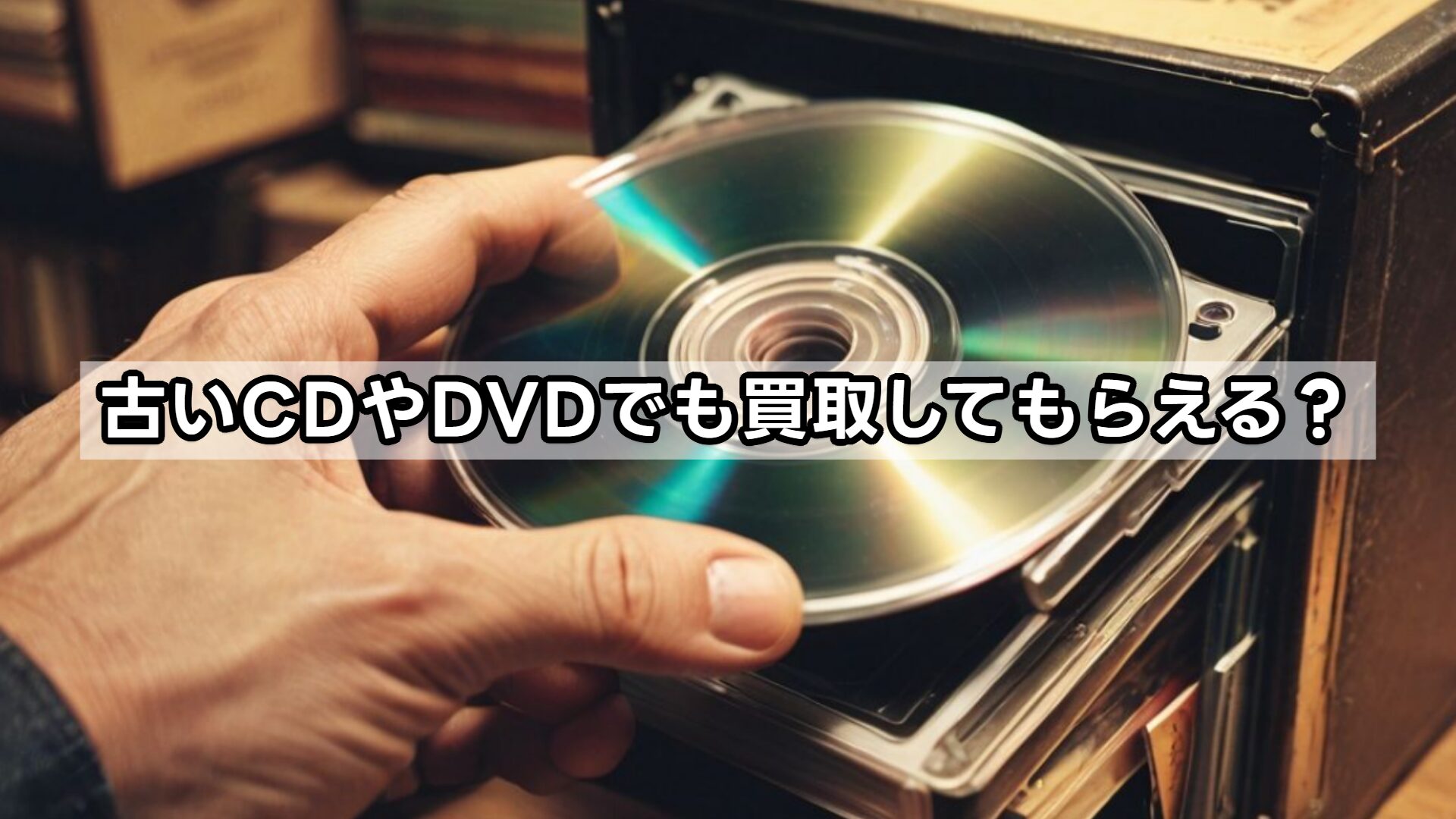 古いCDやDVDでも買取してもらえる？