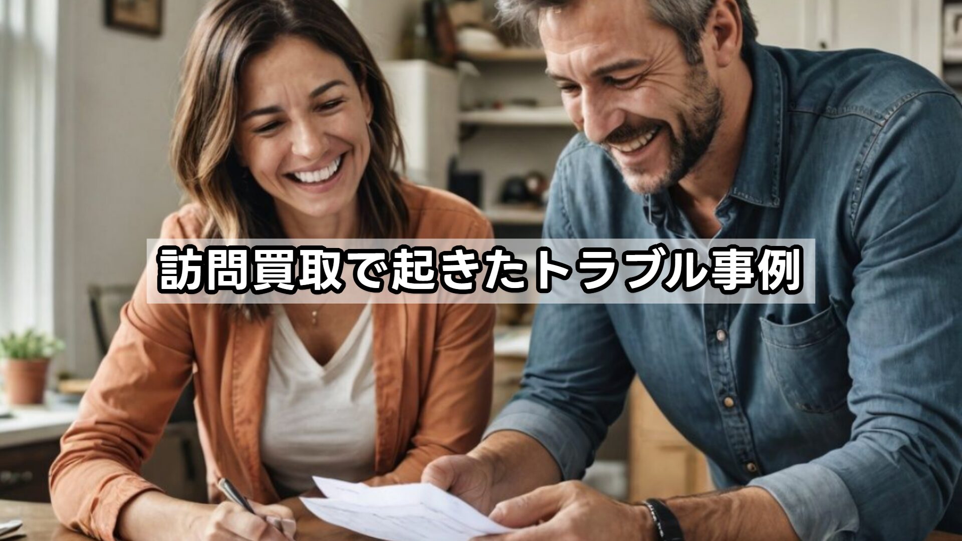訪問買取で起きたトラブル事例
