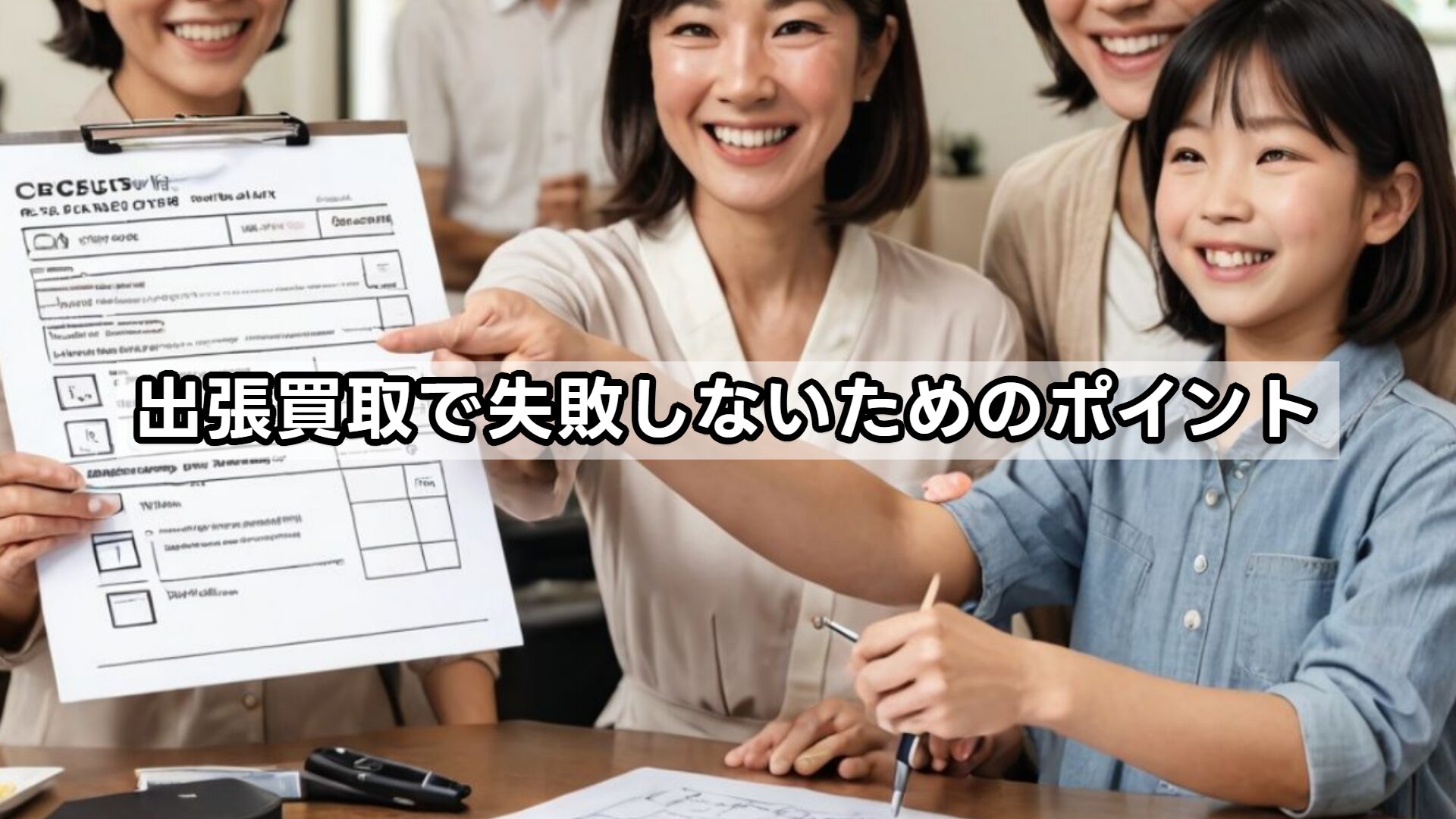 出張買取で失敗しないためのポイント