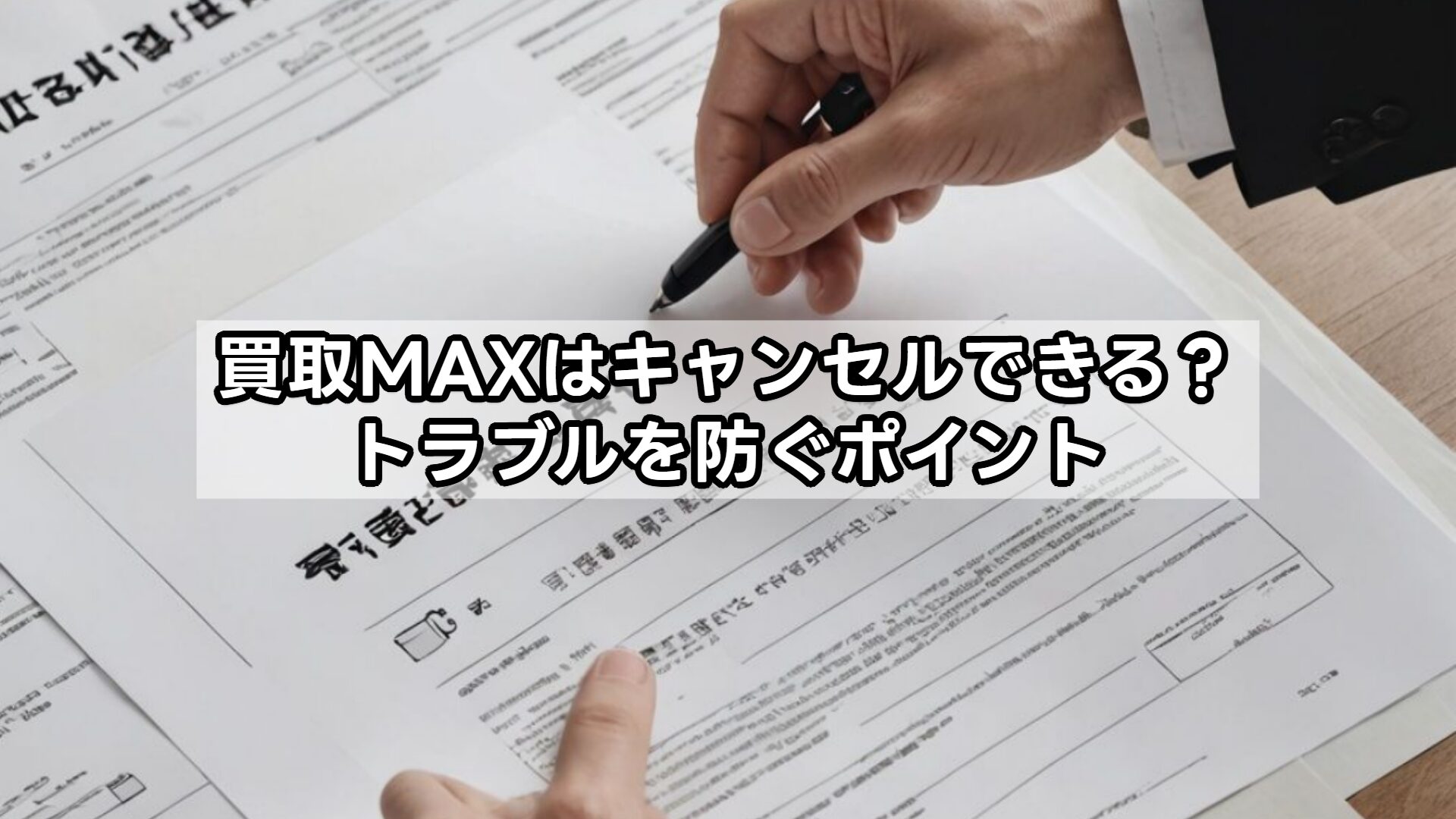 買取MAXはキャンセルできる？トラブルを防ぐポイント