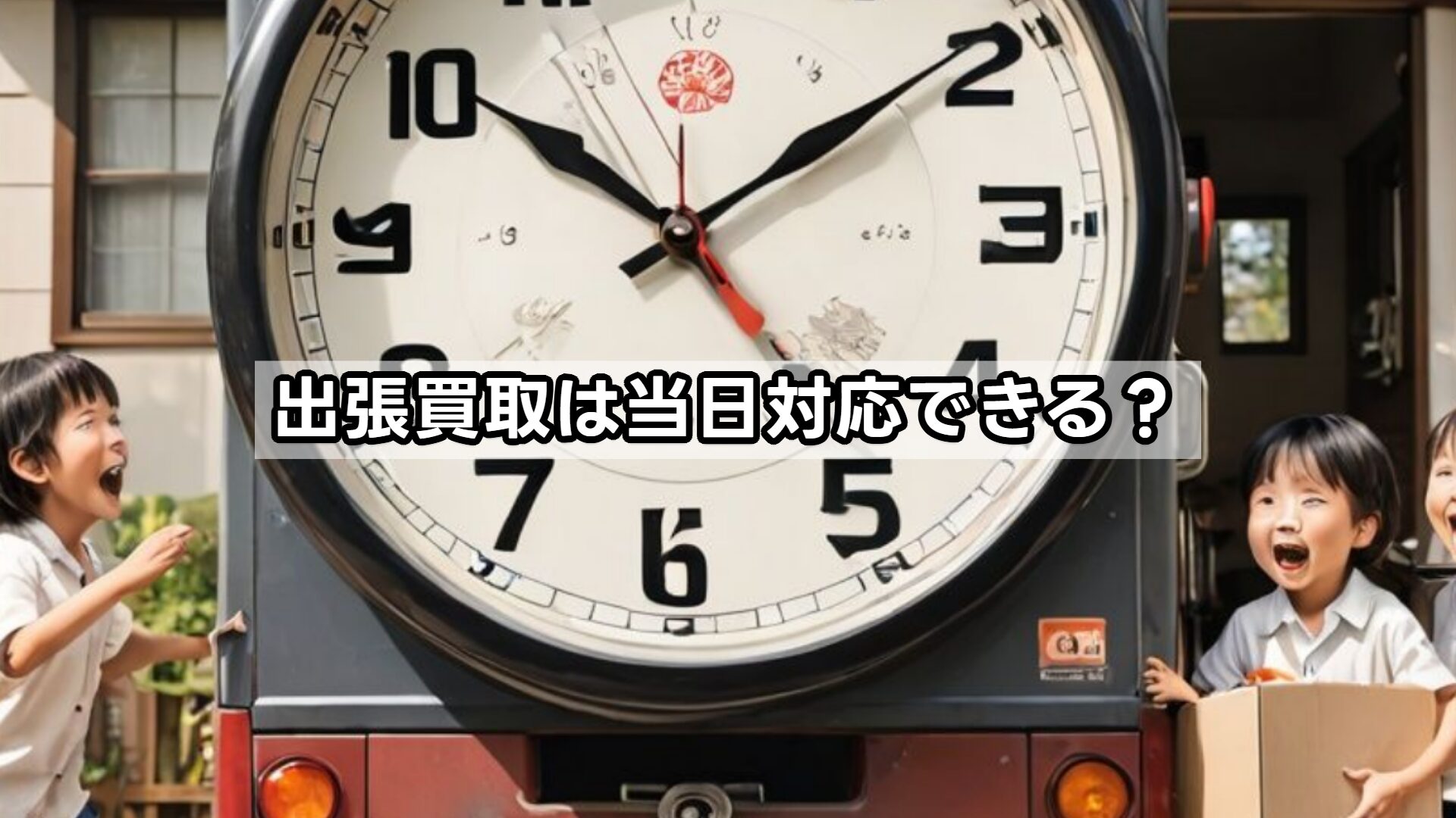 出張買取は当日対応できる？