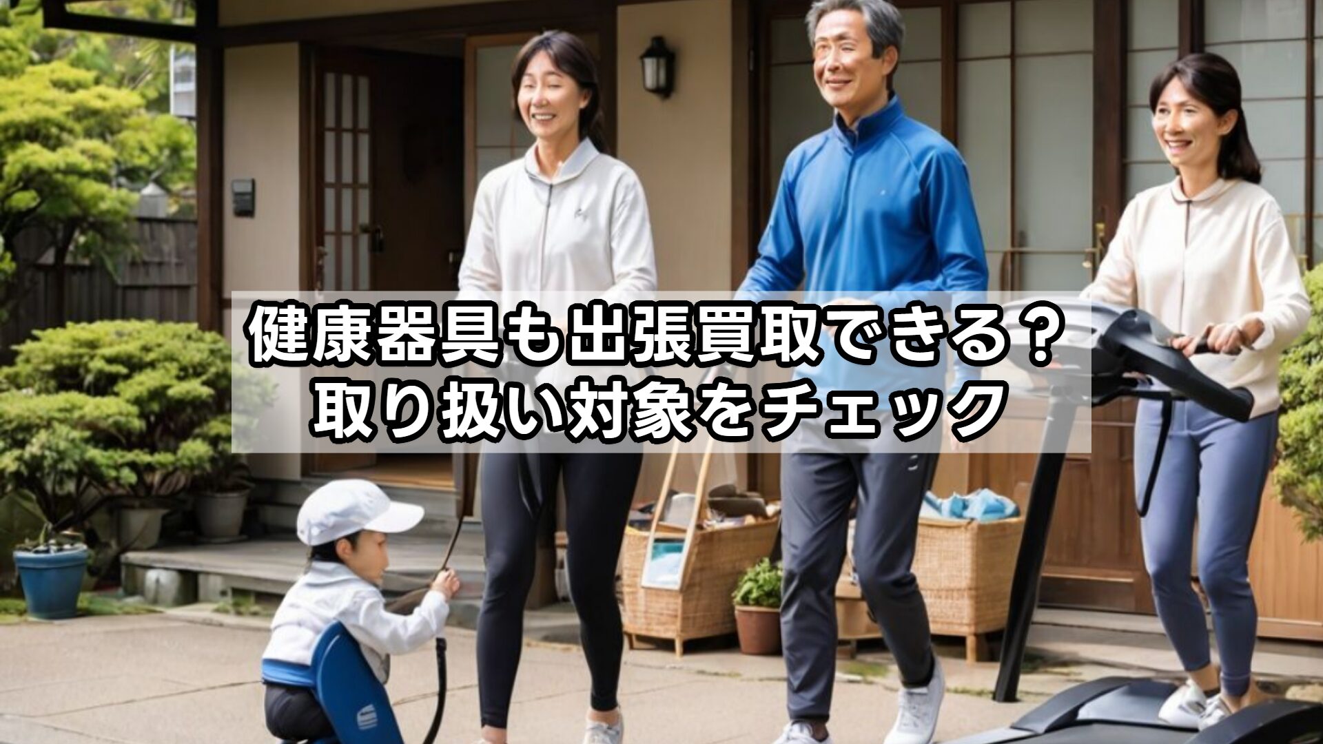 健康器具も出張買取できる？取り扱い対象をチェック