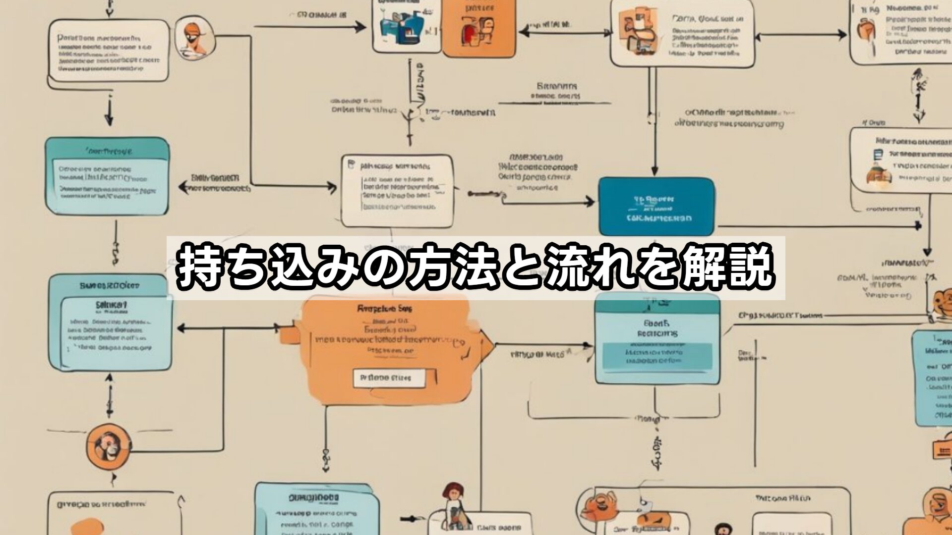 持ち込みの方法と流れを解説