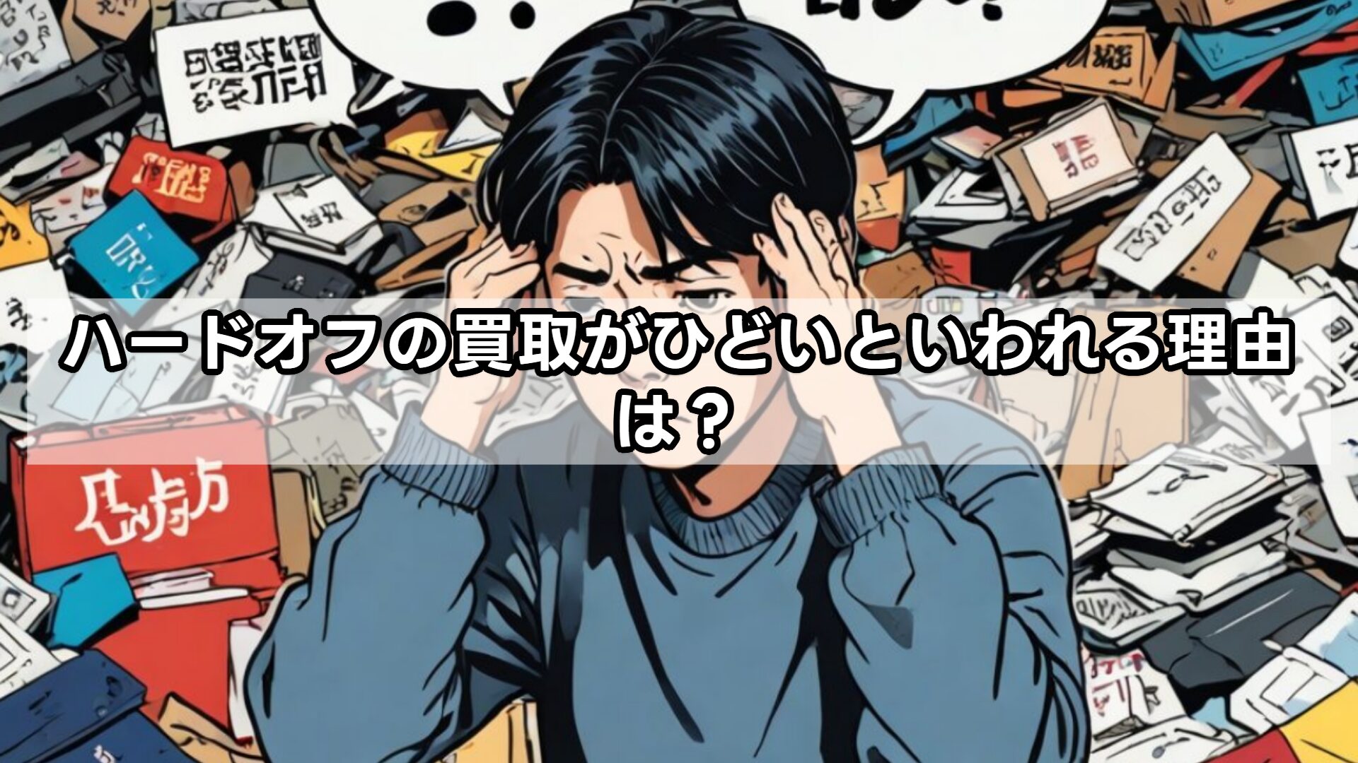 ハードオフの買取がひどいといわれる理由は？