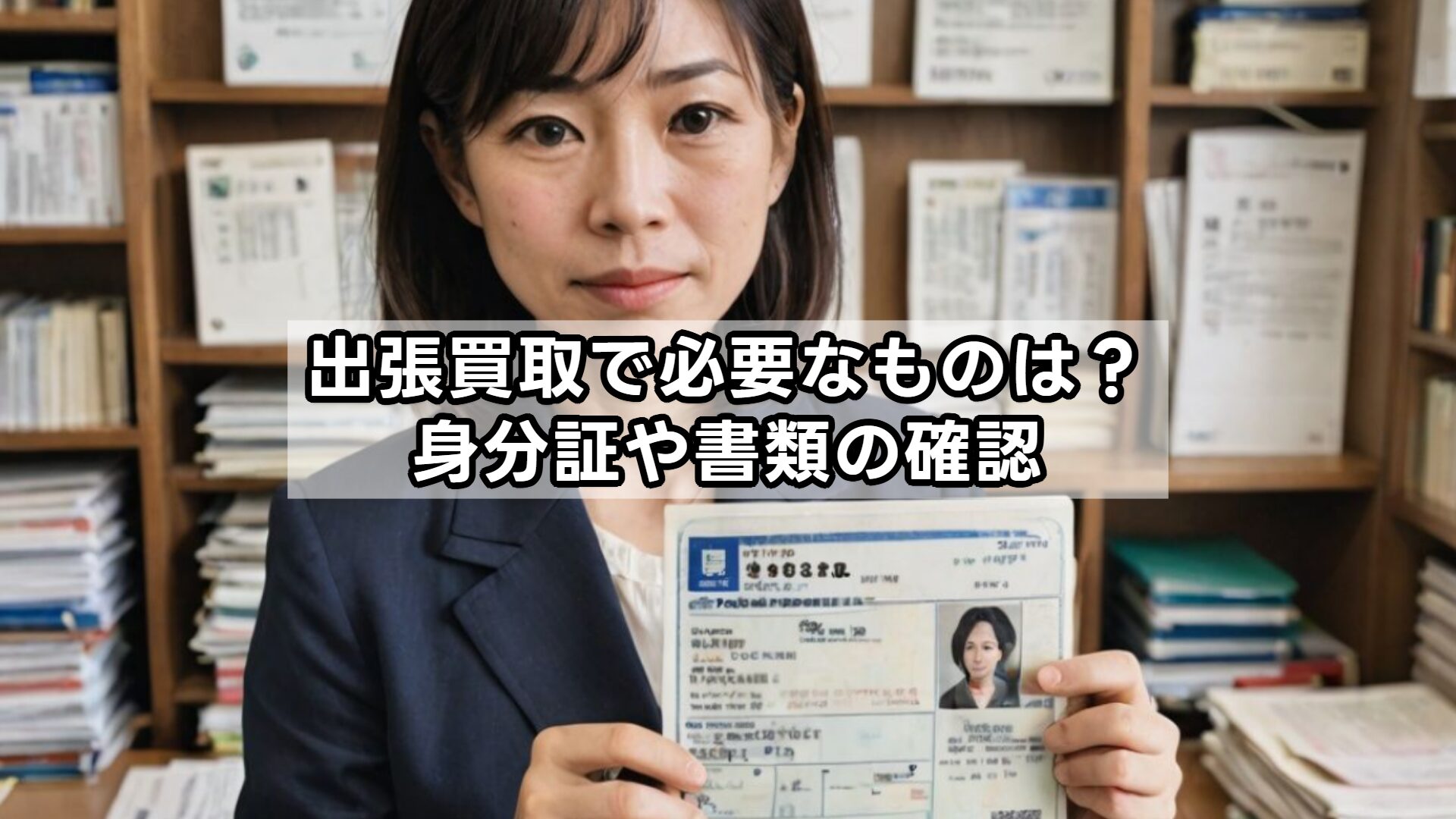出張買取で必要なものは?身分証や書類の確認