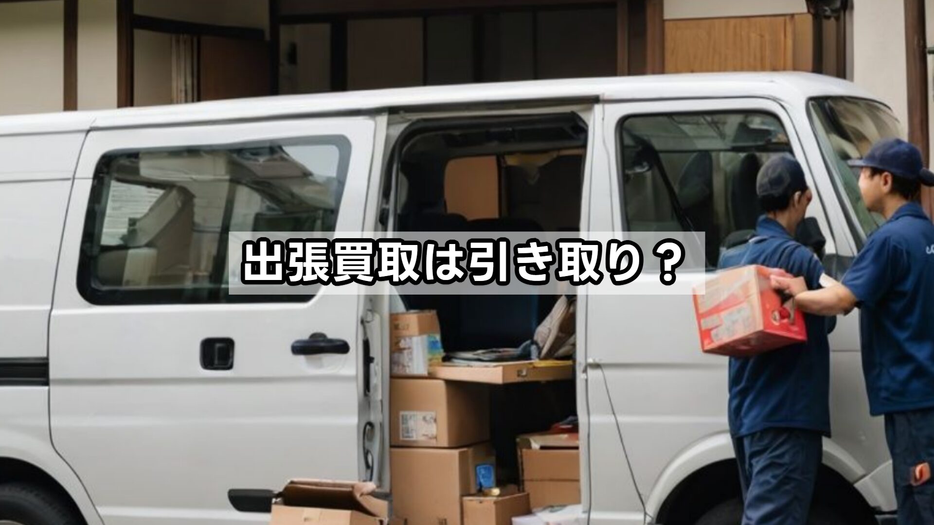 出張買取は引き取り?