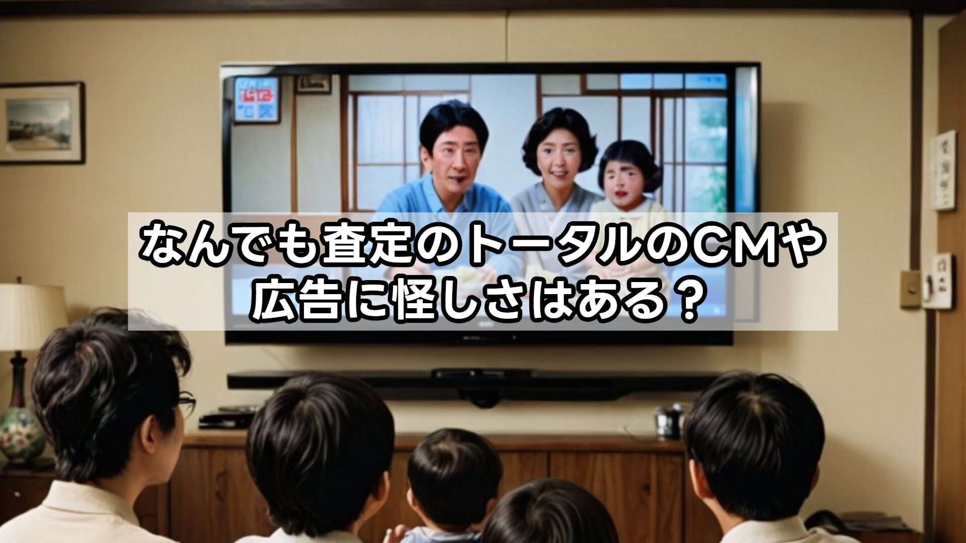 なんでも査定のトータルのCMや広告に怪しさはある?