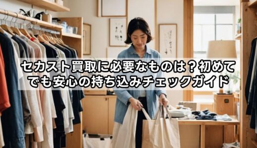 セカスト買取に必要なものは？初めてでも安心の持ち込みチェックガイド
