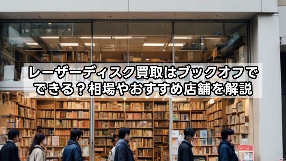 レーザーディスク買取はブックオフでできる?相場やおすすめ店舗を解説