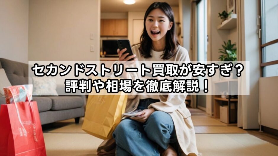 セカンドストリート買取が安すぎ？評判や相場を徹底解説！