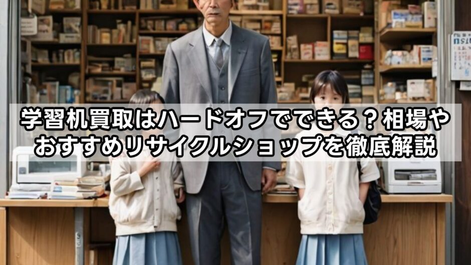 学習机買取はハードオフでできる？相場やおすすめリサイクルショップを徹底解説