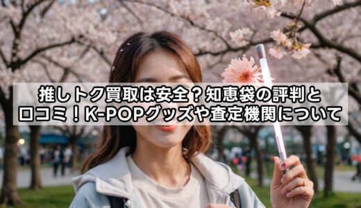 推しトク買取は安全？知恵袋の評判と口コミ！K-POPグッズや査定機関について