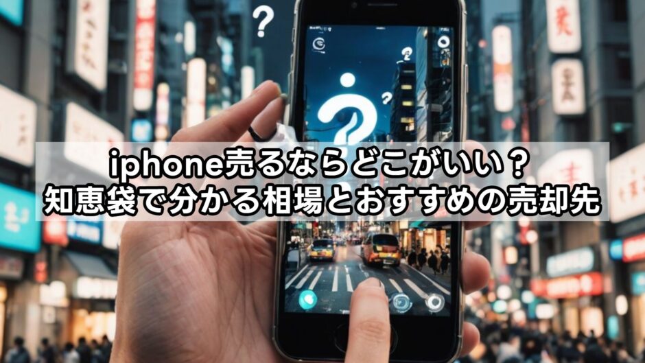 iphone売るならどこがいい？知恵袋で分かる相場とおすすめの売却先