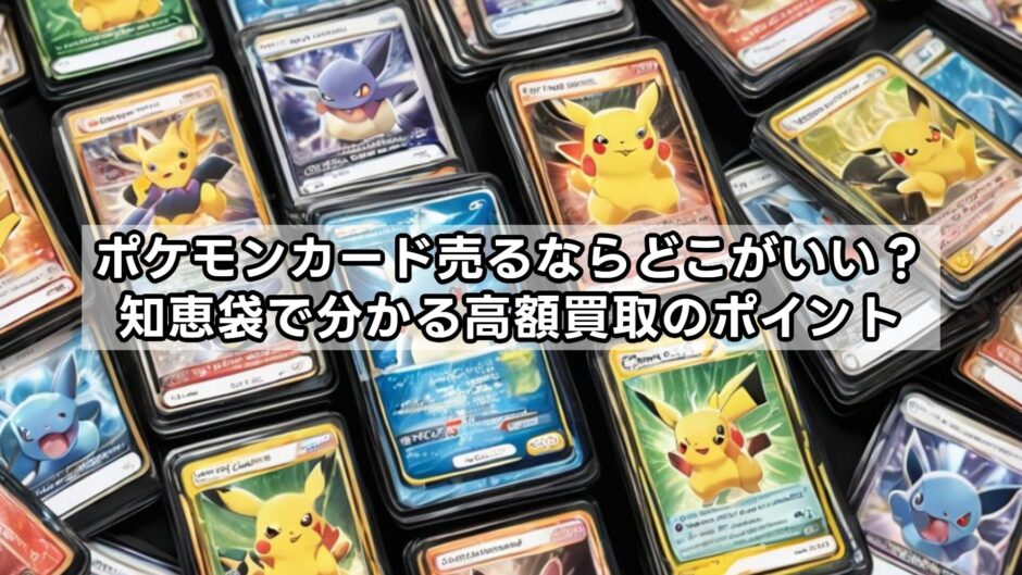 ポケモンカード売るならどこがいい？知恵袋で分かる高額買取のポイント