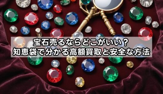 宝石売るならどこがいい？知恵袋で分かる高額買取と安全な方法