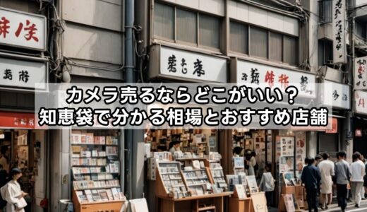 カメラ売るならどこがいい？知恵袋で分かる相場とおすすめ店舗