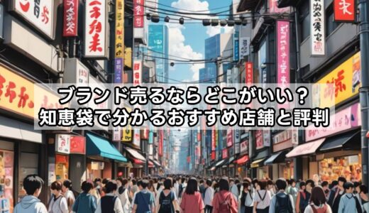 ブランド売るならどこがいい？知恵袋で分かるおすすめ店舗と評判