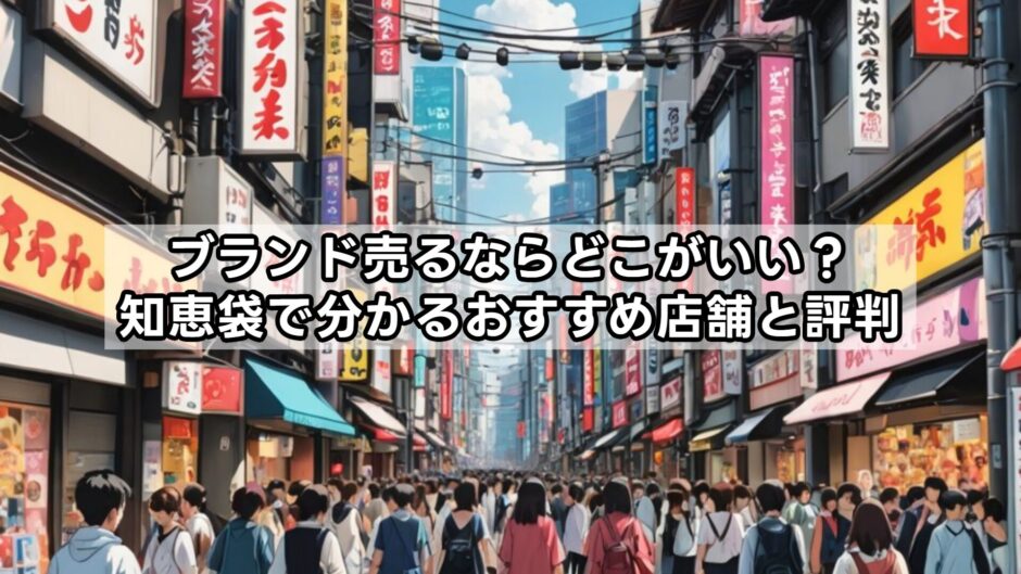 ブランド売るならどこがいい？知恵袋で分かるおすすめ店舗と評判
