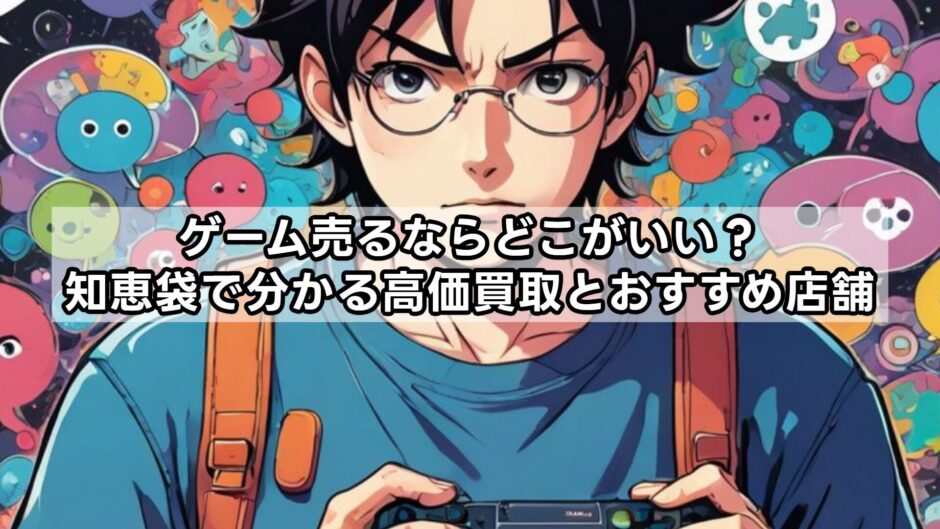 ゲーム売るならどこがいい？知恵袋で分かる高価買取とおすすめ店舗