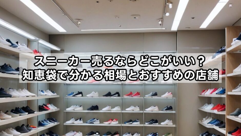 スニーカー売るならどこがいい？知恵袋で分かる相場とおすすめの店舗
