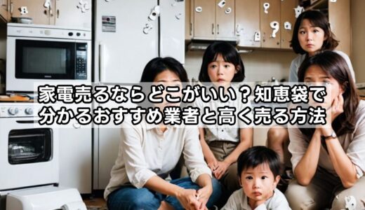 家電売るならどこがいい？知恵袋で分かるおすすめ業者と高く売る方法