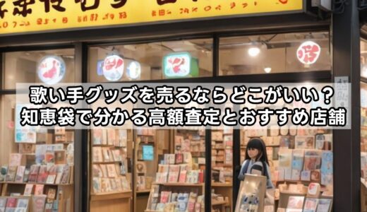 歌い手グッズを売るならどこがいい？知恵袋で分かる高額査定とおすすめ店舗