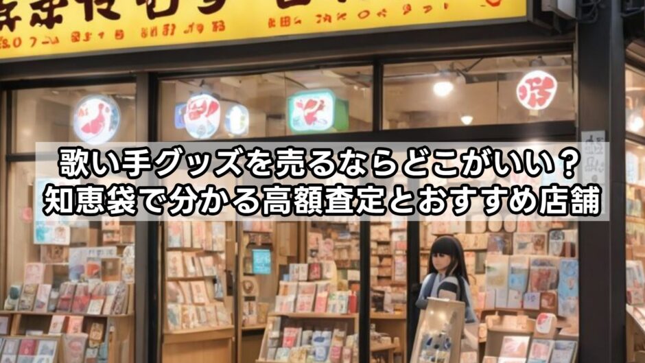 歌い手グッズを売るならどこがいい？知恵袋で分かる高額査定とおすすめ店舗