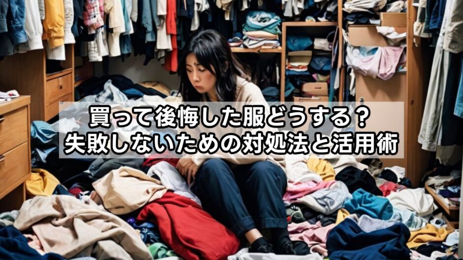 買って後悔した服どうする？失敗しないための対処法と活用術