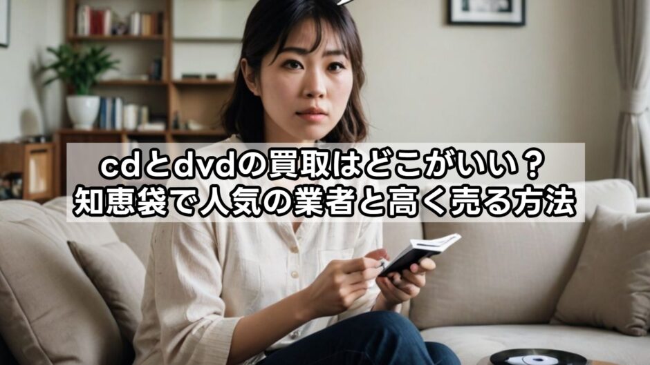 cdとdvdの買取はどこがいい？知恵袋で人気の業者と高く売る方法