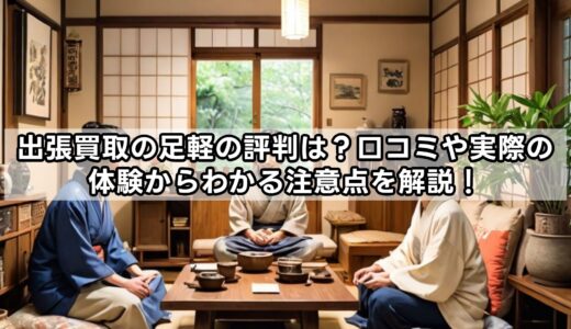 出張買取の足軽の評判は？口コミや実際の体験からわかる注意点を解説！