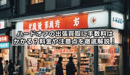 ハードオフの出張買取に手数料はかかる？料金や注意点を徹底解説！