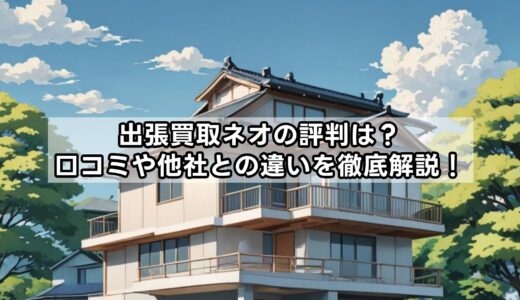 出張買取ネオの評判は？口コミや他社との違いを徹底解説！
