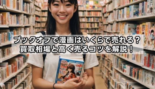 ブックオフで漫画はいくらで売れる？買取相場と高く売るコツを解説！