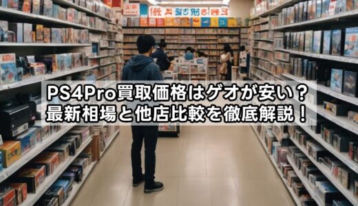 PS4Pro買取価格はゲオが安い？最新相場と他店比較を徹底解説！
