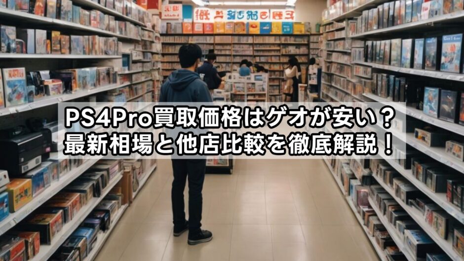 PS4Pro買取価格はゲオが安い?最新相場と他店比較を徹底解説!