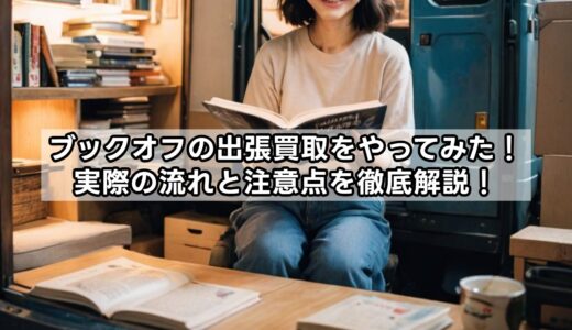 ブックオフの出張買取をやってみた！実際の流れと注意点を徹底解説！
