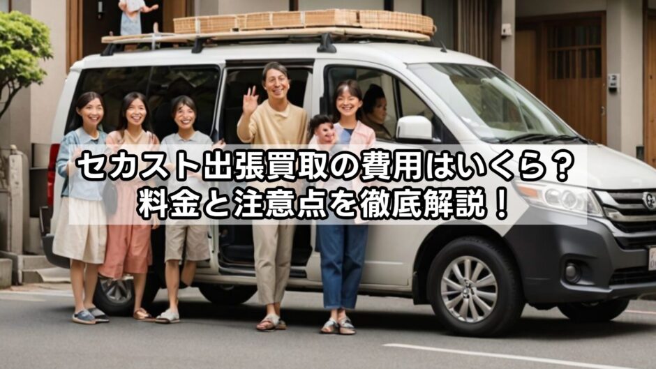 セカスト出張買取の費用はいくら?料金と注意点を徹底解説!