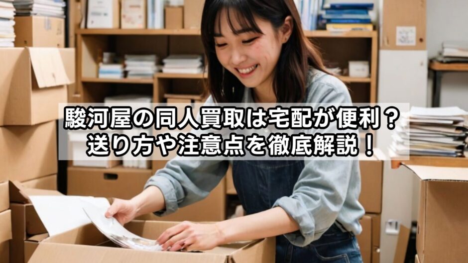 駿河屋の同人買取は宅配が便利?送り方や注意点を徹底解説!