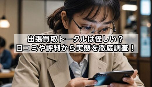 出張買取トータルは怪しい？口コミや評判から実態を徹底調査！