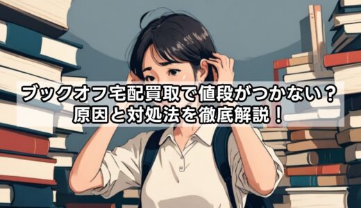 ブックオフ宅配買取で値段がつかない？原因と対処法を徹底解説！
