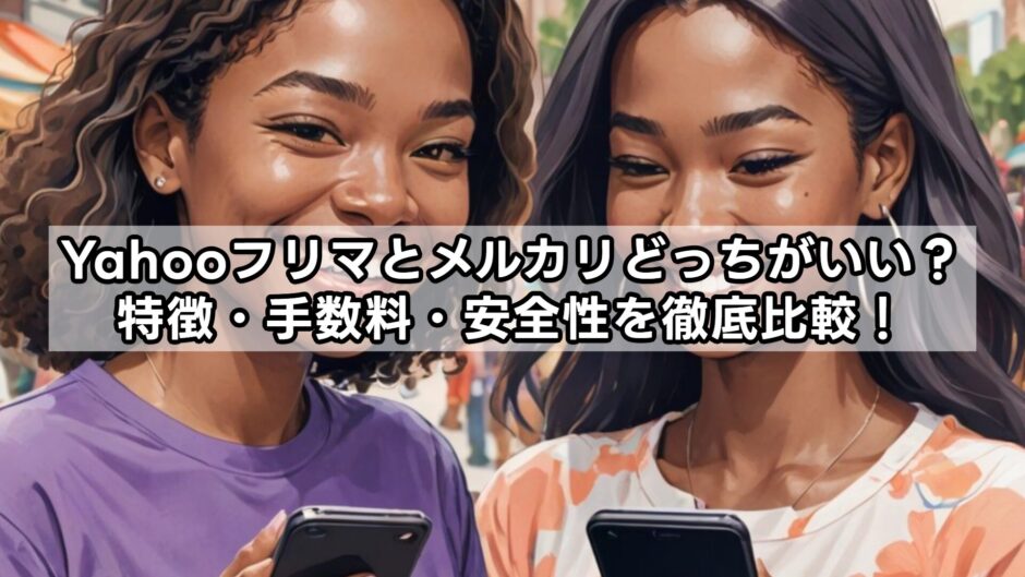 Yahooフリマとメルカリどっちがいい？特徴・手数料・安全性を徹底比較！