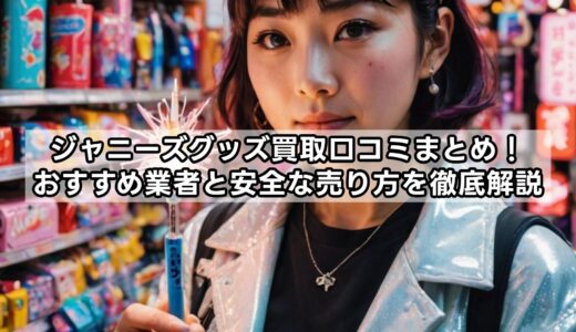 ジャニーズグッズ買取口コミまとめ！おすすめ業者と安全な売り方を徹底解説