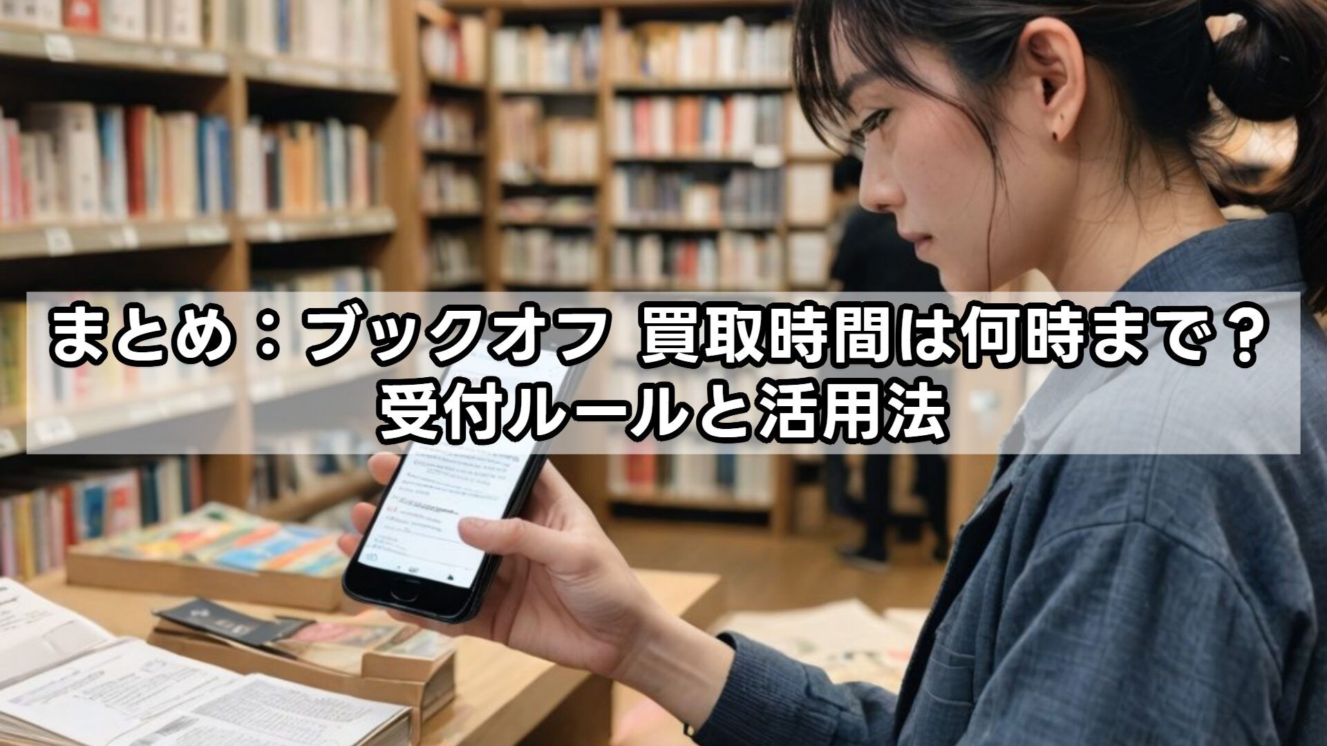 まとめ：ブックオフ 買取時間は何時まで？受付ルールと活用法